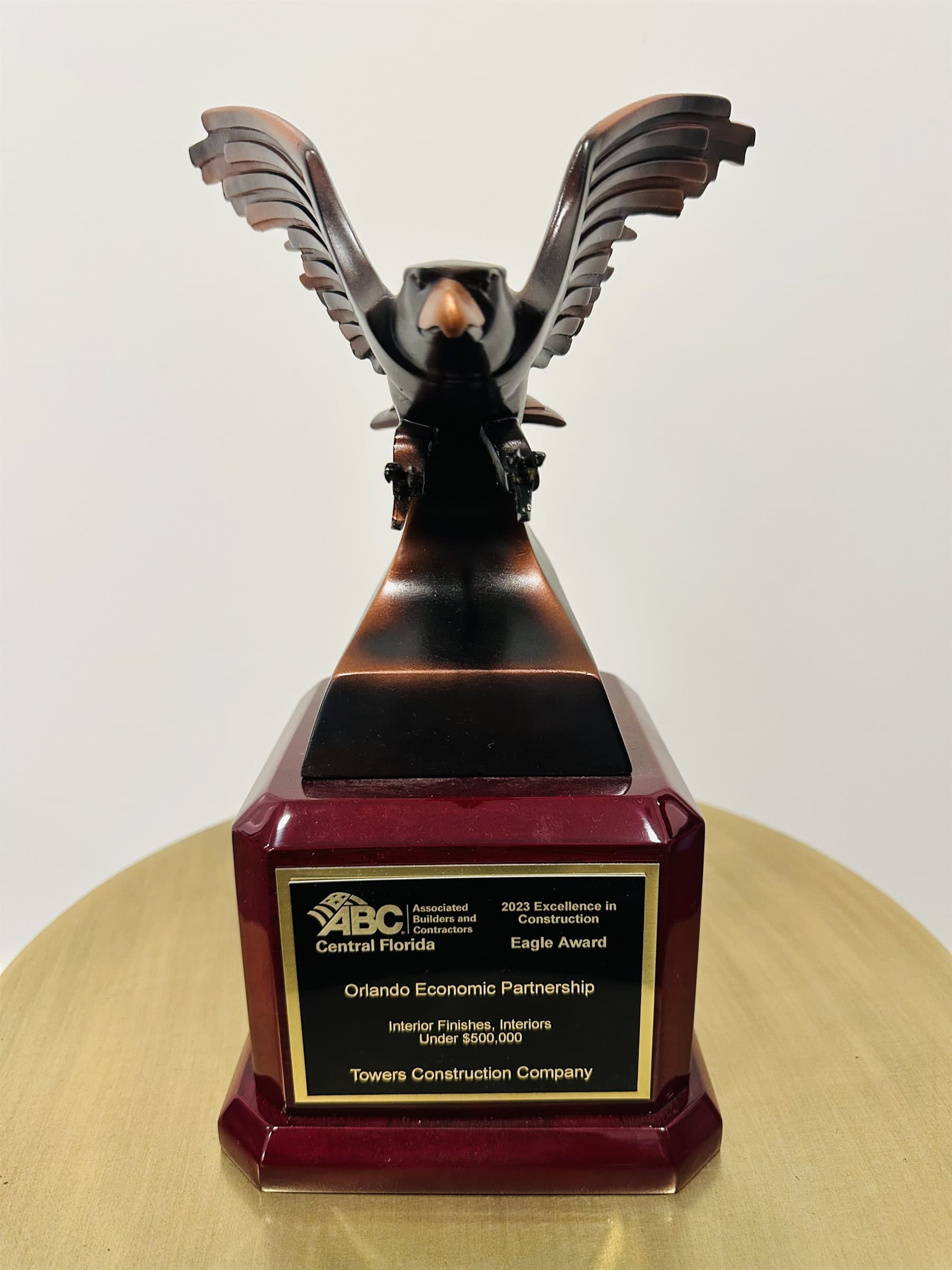 Eagle Award — Excellence in Construction